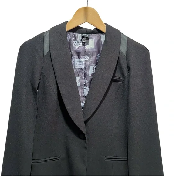 Disney Villains Black Cape Blazer With Printed Lining of Villains Size MED - Picture 6 of 10